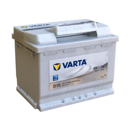 Μπαταρία Varta Silver D15, 63Ah 610A
