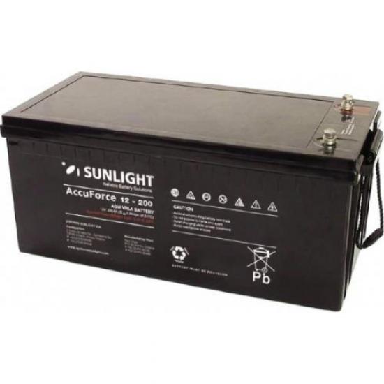 Μπαταρία  SUNLIGHT AccuForce AGM 200, 12V 200Ah
