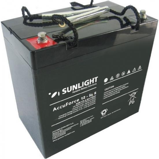 Μπαταρία Sunlight Accuforce 60S, 12V 60Ah  βαθειάς εκφόρτισης