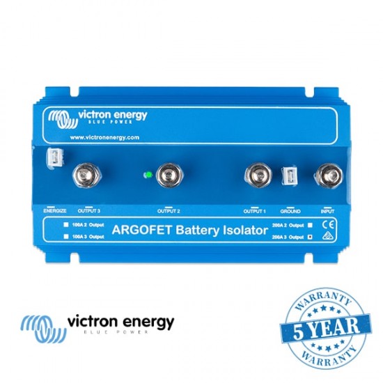 Victron Energy Isolator Απομονωτής Μπαταριών Argofet 200-3 200Ah για 3 Μπαταρίες